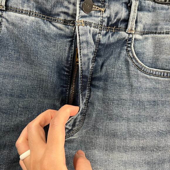 NYDJ Cool Embrace Wide Leg Denim Crop Jeans Fantasy, Reg 6 - Picture 11 of 12